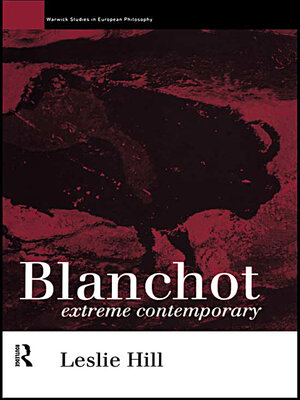 cover image of Blanchot